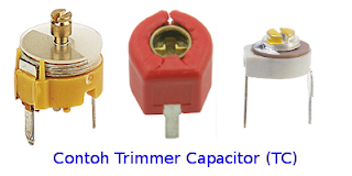 jenis trimmer kondensator